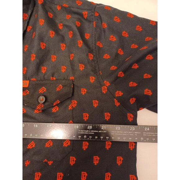 Dixxon Flannel Company Form and Function Shirt Mens Sz L Black All Over Print - Picture 4 of 9